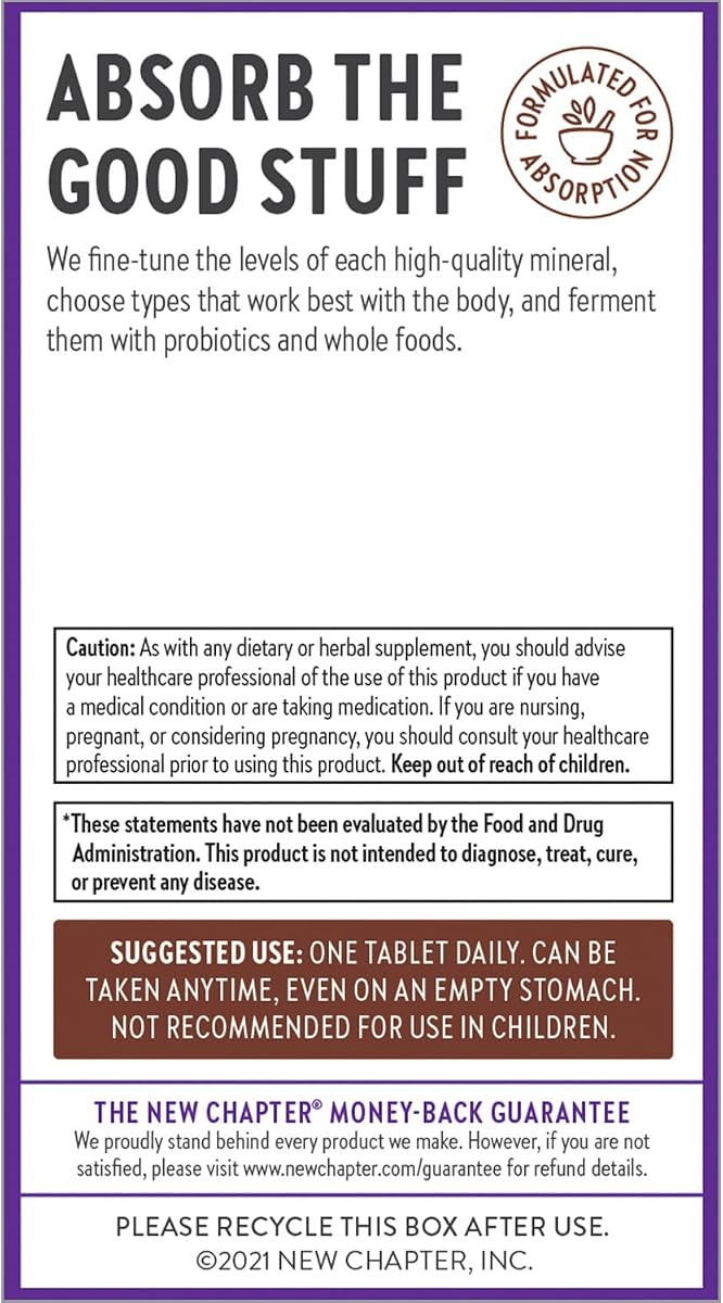 New Chapter Fermented Zinc Complex Capsules - Immune & Skin Support - 60 Count - Image 7