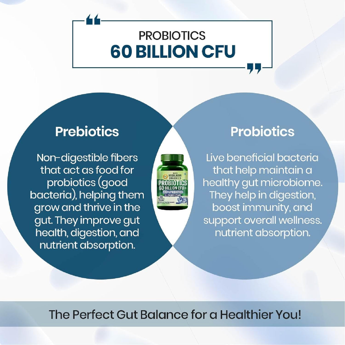 Himalayan Organics Probiotics for Men - 60 Billion CFU, 60 Capsules - Image 5