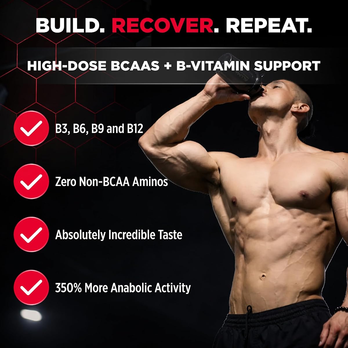 Allmax Aminocore BCAA Powder - White Grape Flavour, 315g - Image 4