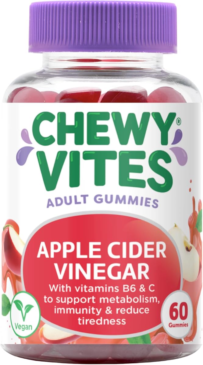 Chewy Vites Superfoods Apple Cider Vinegar Gummies - 500mg, 60 Pack