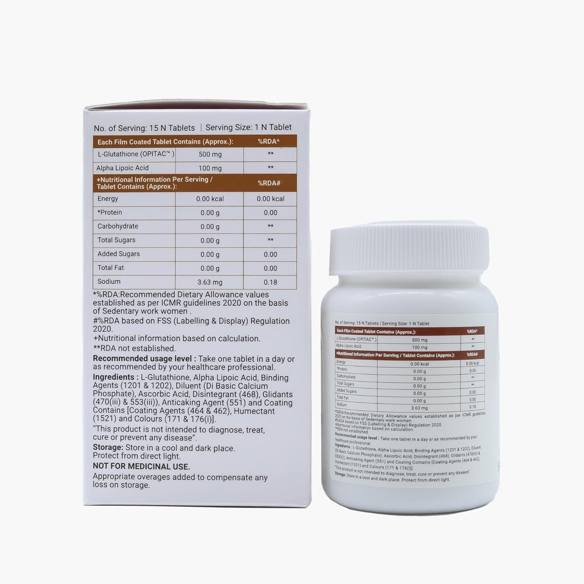 Glutone-A Beauty Supplements - Japanese Glutathione Tablets, 15 Count - Image 3