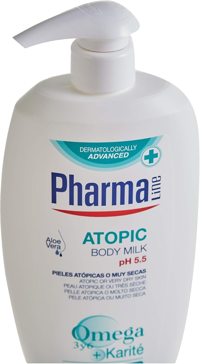 PharmaLine Atopic Body Milk with Shea Butter & Aloe Vera - 500ml - Image 5
