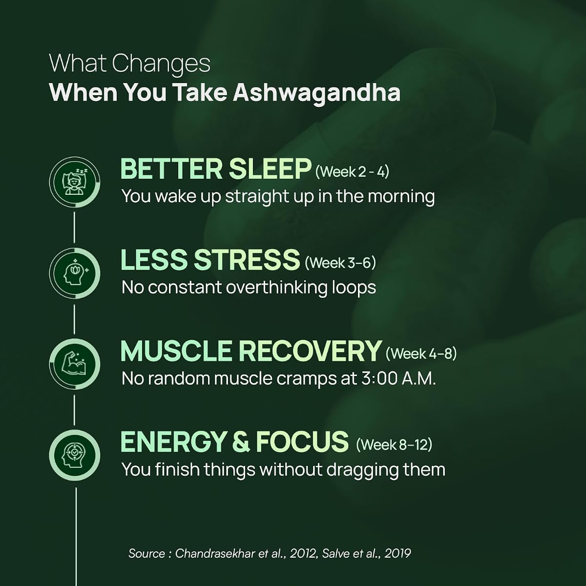 Rasayanam Ashwagandha KSM-66 Capsules - 500mg, 60 Count - Image 7