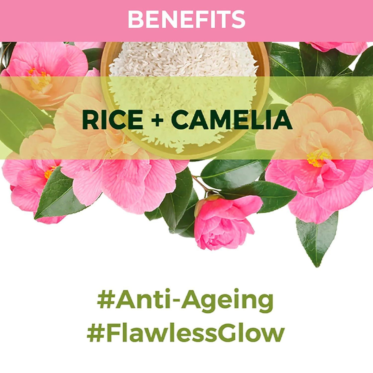 Nykaa Skin Secrets Rice & Camellia Sheet Mask, Single Pack - Image 5