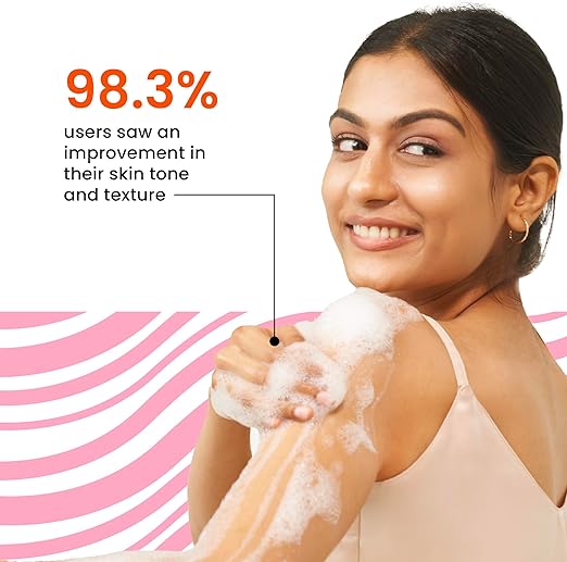 Foxtale Brightening Body Wash with Glycolic Acid & Niacinamide - 250ml - Image 4