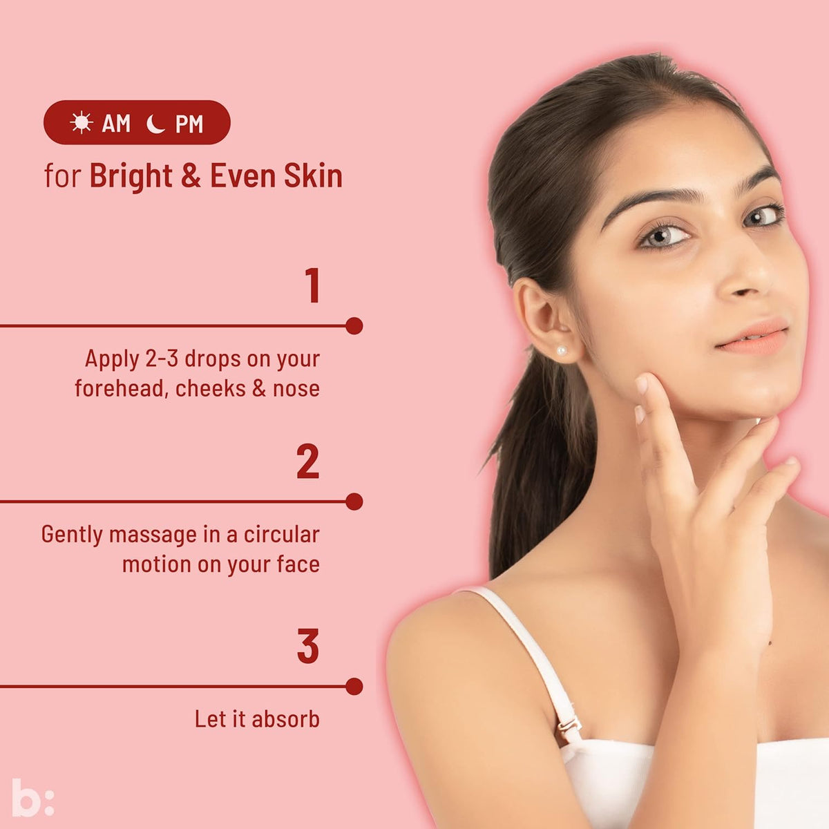 Biocule Radiance Glow Boosting Face Oil with Squalane, Rosehip & Astaxanthin - 15ml - Image 3
