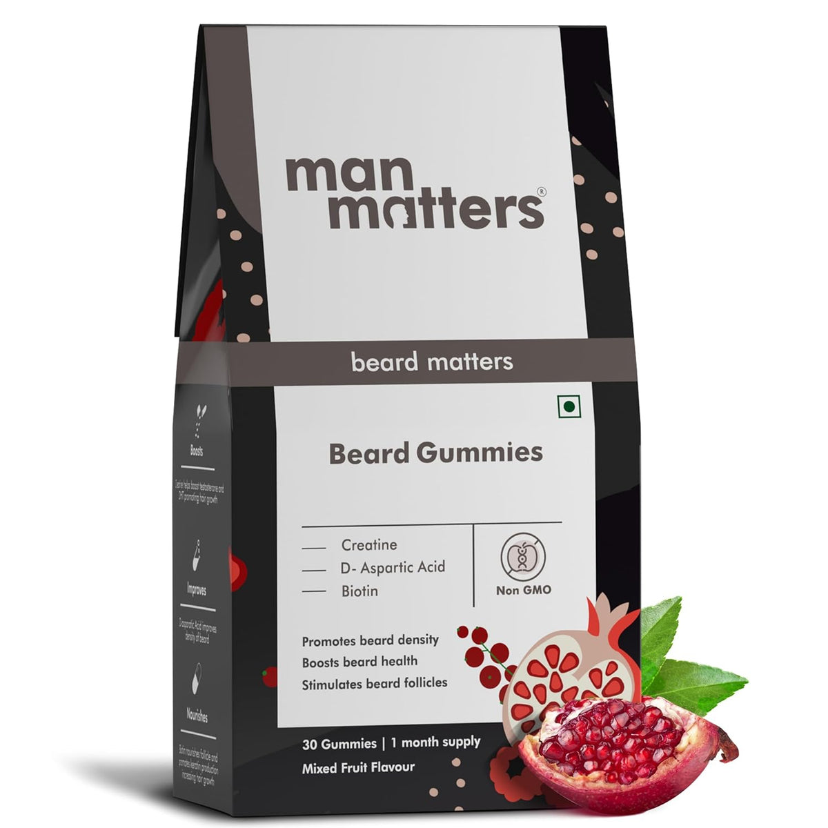 Man Matters Beard Gummies for Men - 30 Gummies
