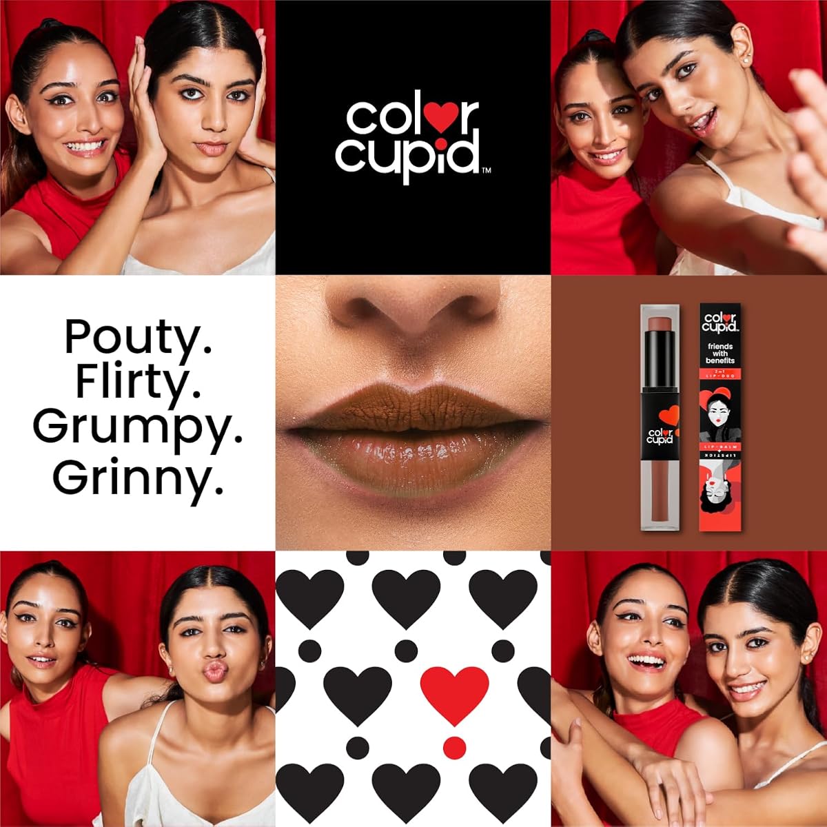 Color Cupid Lip Balm + Liquid Lipstick Mochamingle LB2 - Dual-End Hydration and Colour - Image 6