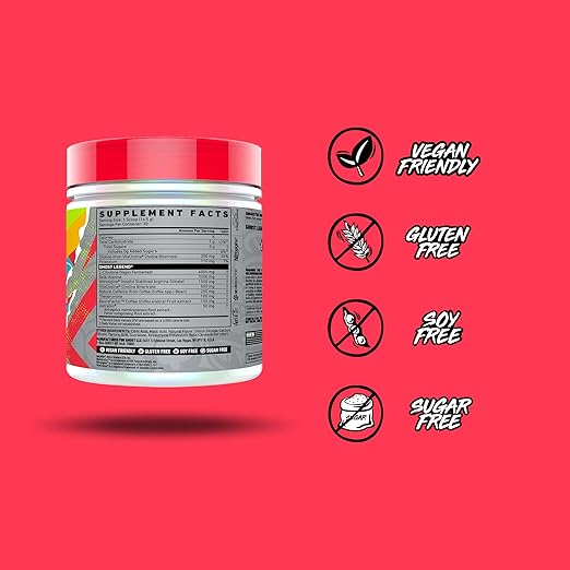 Ghost Legend V3 Lemon Crush Pre-Workout Powder, 30 Servings, 435g - Image 5