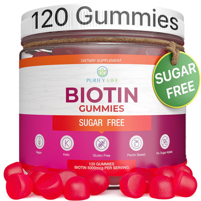 Purify Life Sugar-Free Biotin Gummies 120