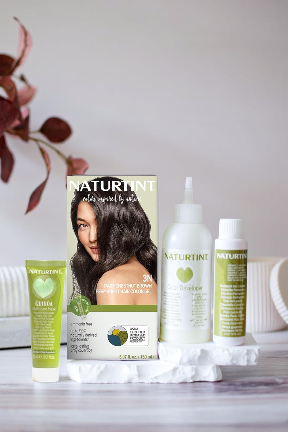 Naturtint 3N Dark Chestnut Brown Hair Colour - 165ml - Image 2