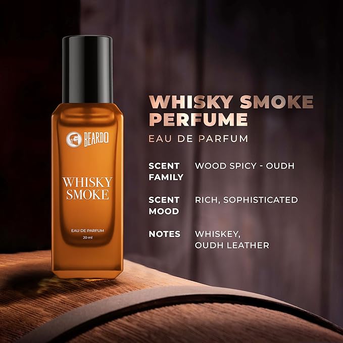 Beardo Whisky Smoke & Godfather Perfume Combo - Fragrance Set - 20 ml Each - Image 2