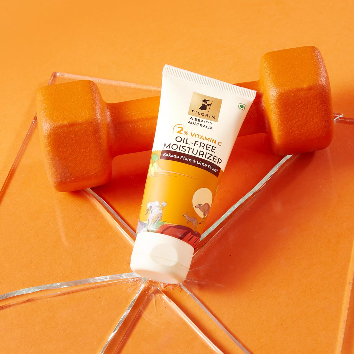 Pilgrim Vitamin C Oil-Free Moisturizer with Kakadu Plum & Lime Pearl - 50gm - Image 3