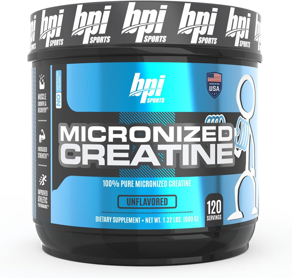 Bpi Sports Micronized Creatine - Unflavored Powder, 120 Servings