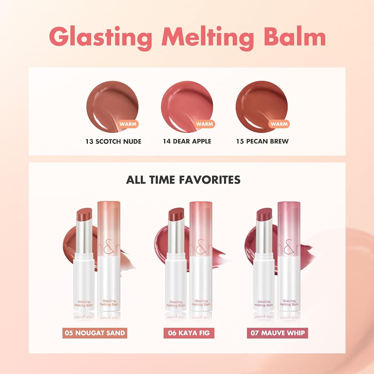 Rom&Nd Glasting Melting Balm 06 Kaya Fig - Vegan Lip Balm - Image 2