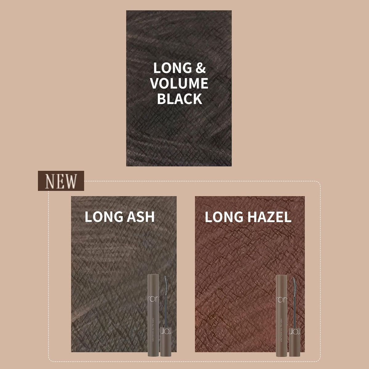 Rom&Nd Han All Fix Mascara V01 Volume Black - Image 7