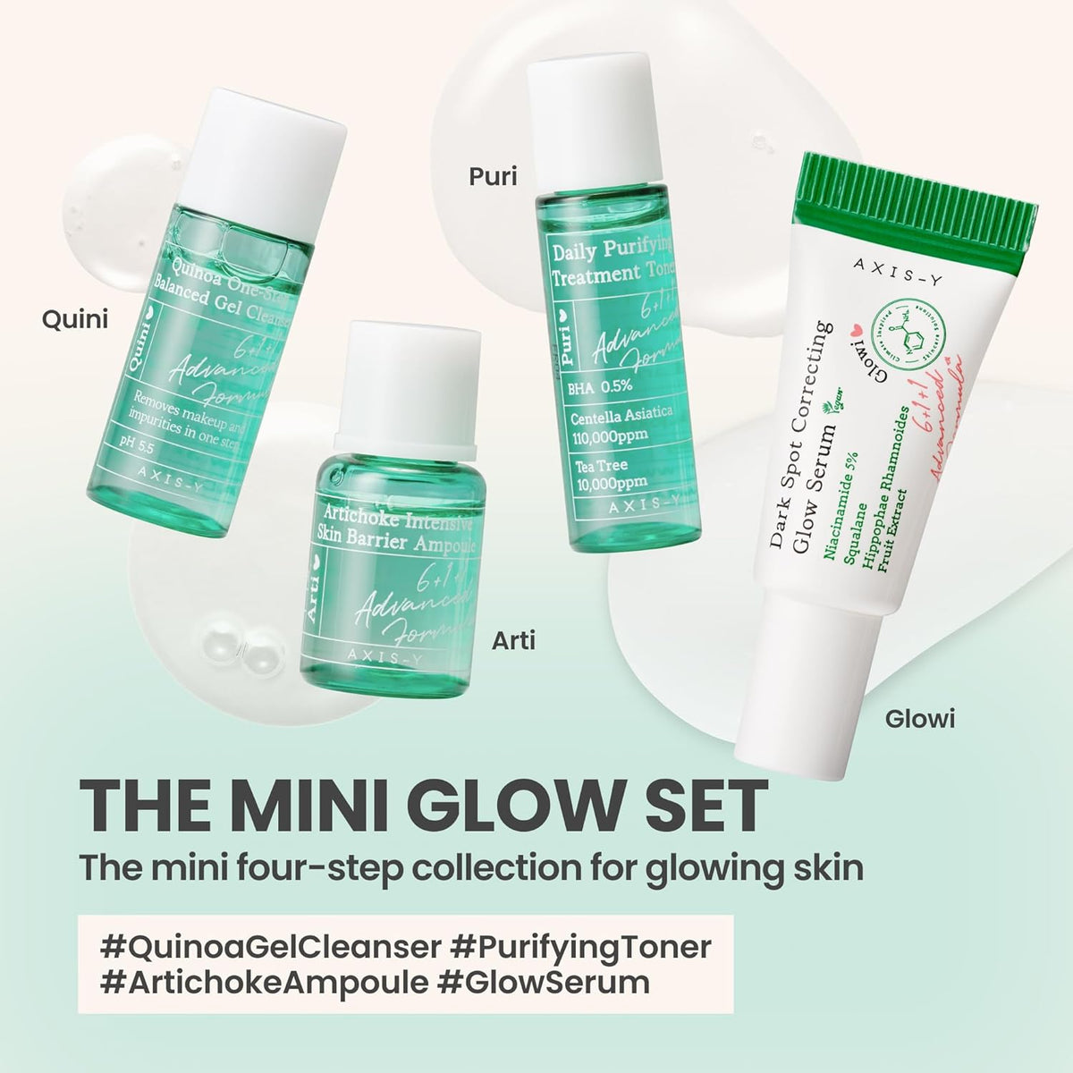 AXIS-Y The Mini Glow Set - Face Serums & Treatments - Image 2