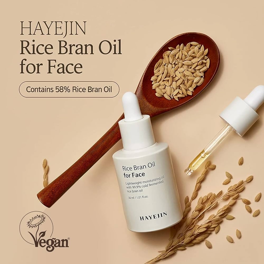 Hayejin Rice Bran Oil Face Moisturiser, 30 ml - Image 5