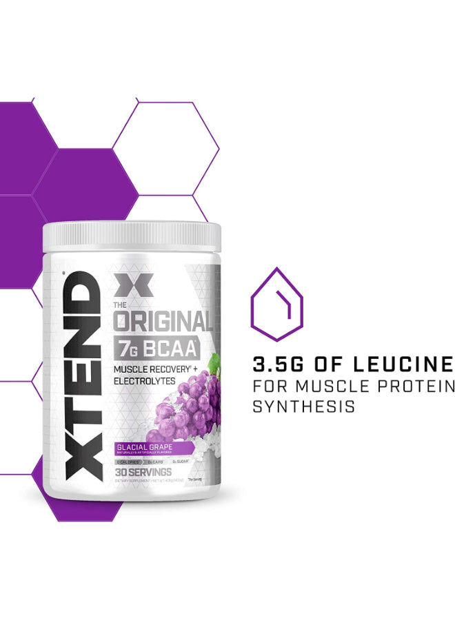 XTEND Original BCAA Powder Glacial Grape - Sports Nutrition, Premium Formulation - Image 2