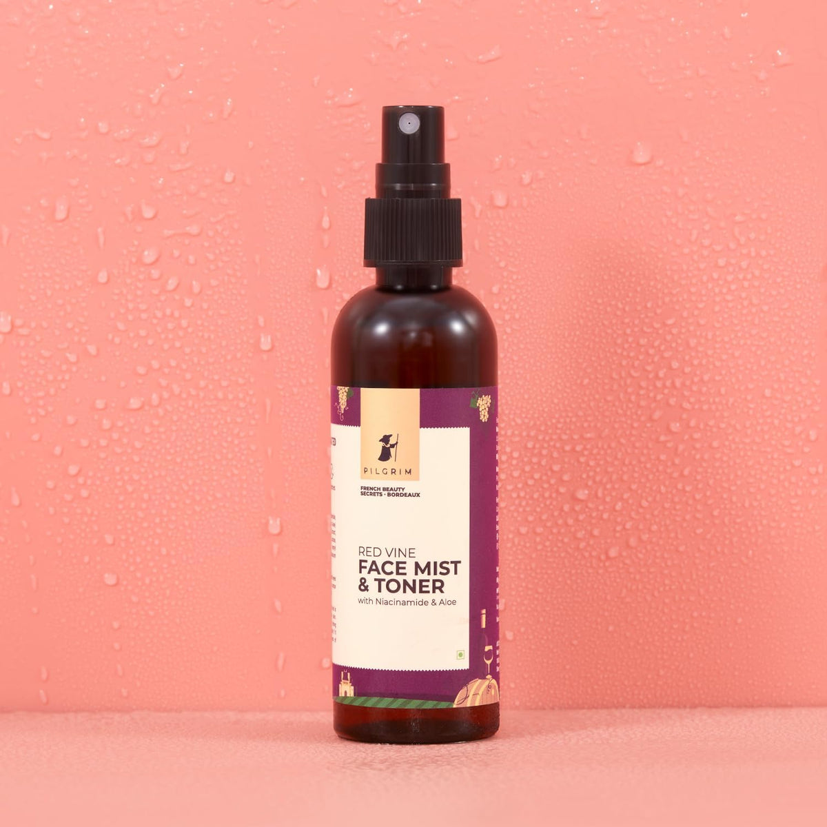 Pilgrim Alcohol Free Red Vine Face Toner - Face Cleanser - 100ml - Image 3