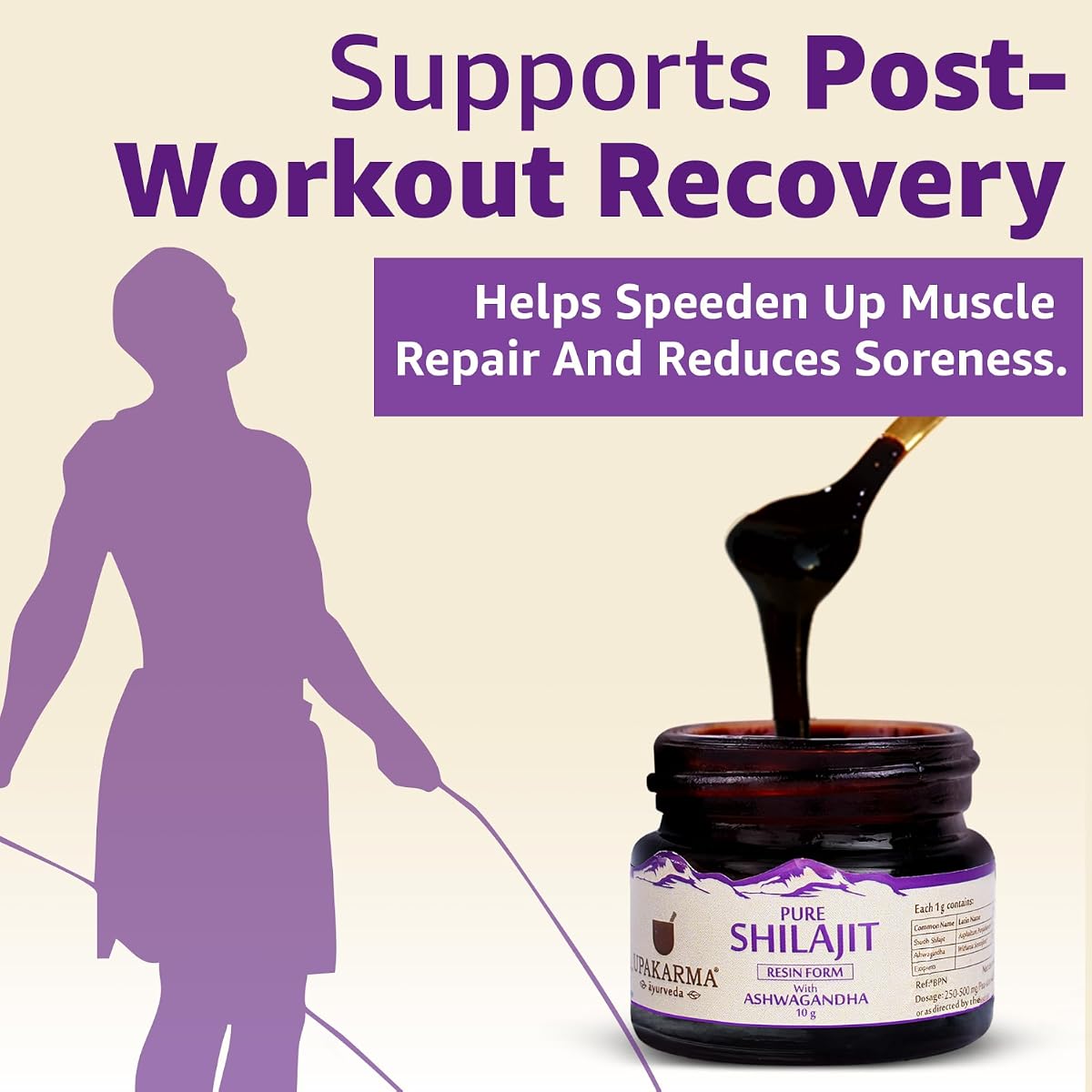 Upakarma Ayurvedic Shilajit & Ashwagandha Resin - 10g - Image 5