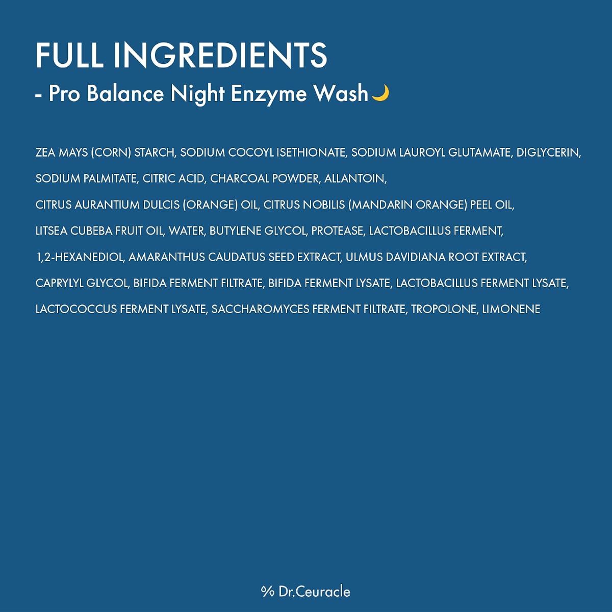 Dr.Ceuracle Pro Balance Night Enzyme Charcoal Wash - 50g - Image 8