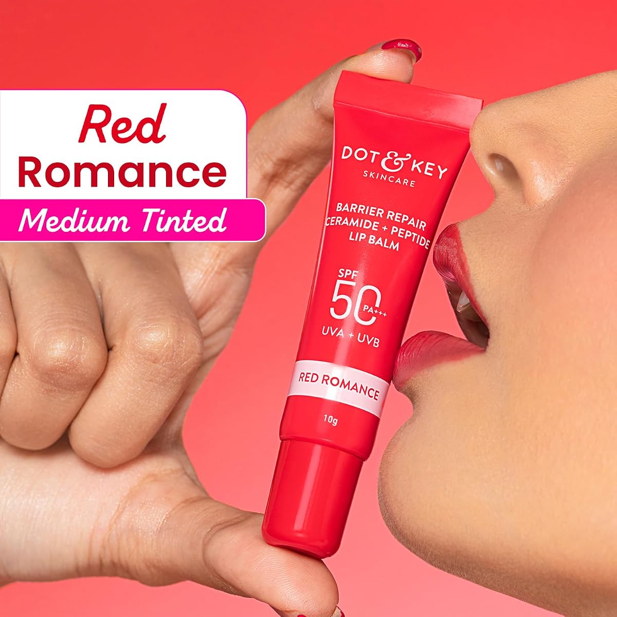 Dot & Key Ceramide & Peptide Lip Balm - SPF 50 PA+++, 10g - Image 8