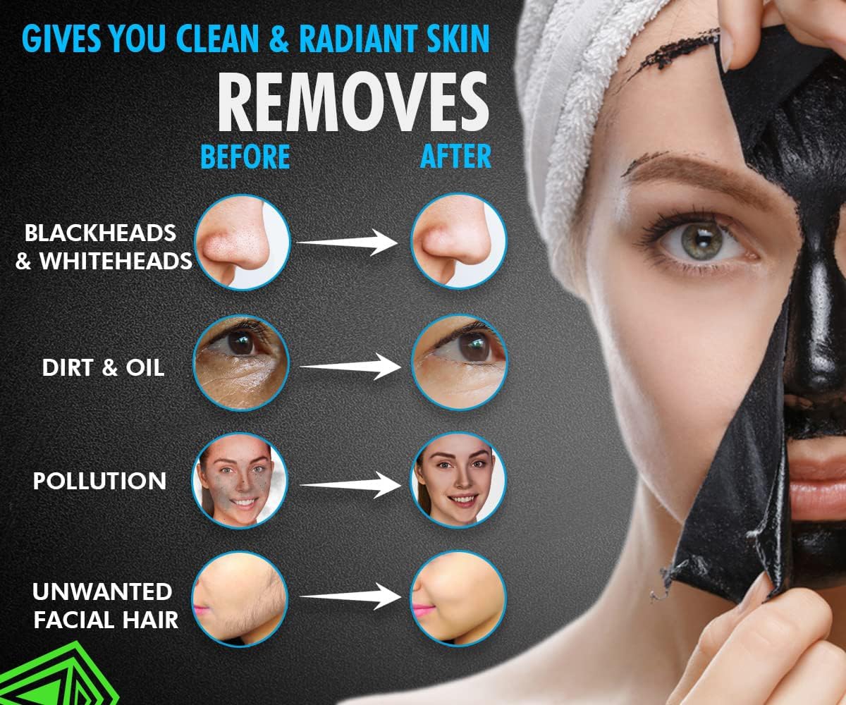 Urban Gabru Charcoal Peel Off Mask with Activated Bamboo Charcoal - 120g - Image 6