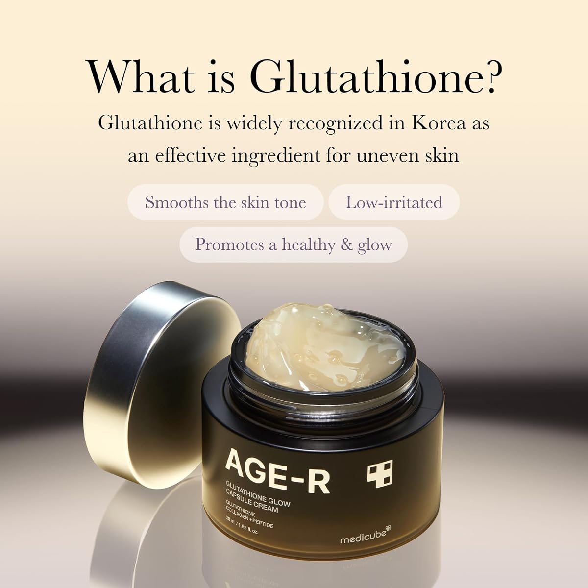 Medicube Glutathione Glow Capsule Cream - Capsule Formula, Korean Technology - 1.69 fl.oz - Image 4