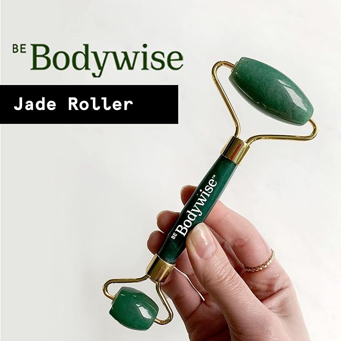 Be Bodywise Jade Face Roller - 100% Natural Jade - Single Device - Image 2