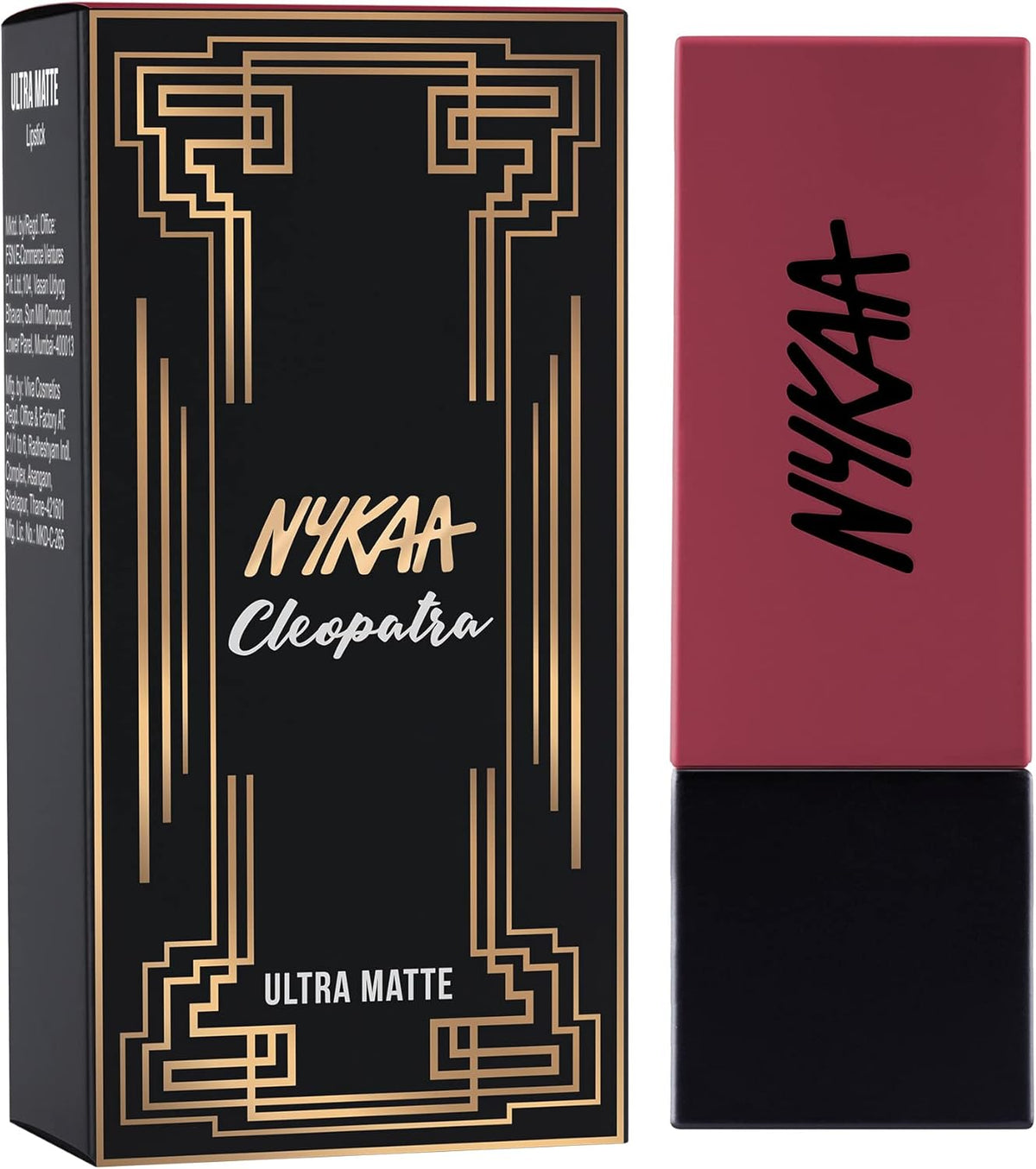 Nykaa Ultra Matte Lipstick Cleopatra 08 - Colour Cosmetics - Image 2