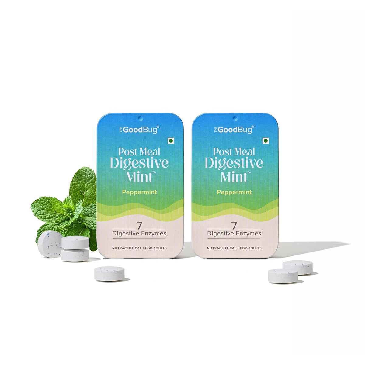 The Good Bug Post Meal Digestive Mint - Papermint, Pack of 14