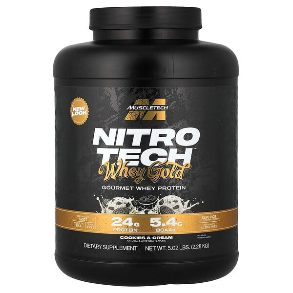 Muscletech Nitro Tech Whey Gold Vanilla Cream - 5lb (2.27kg)