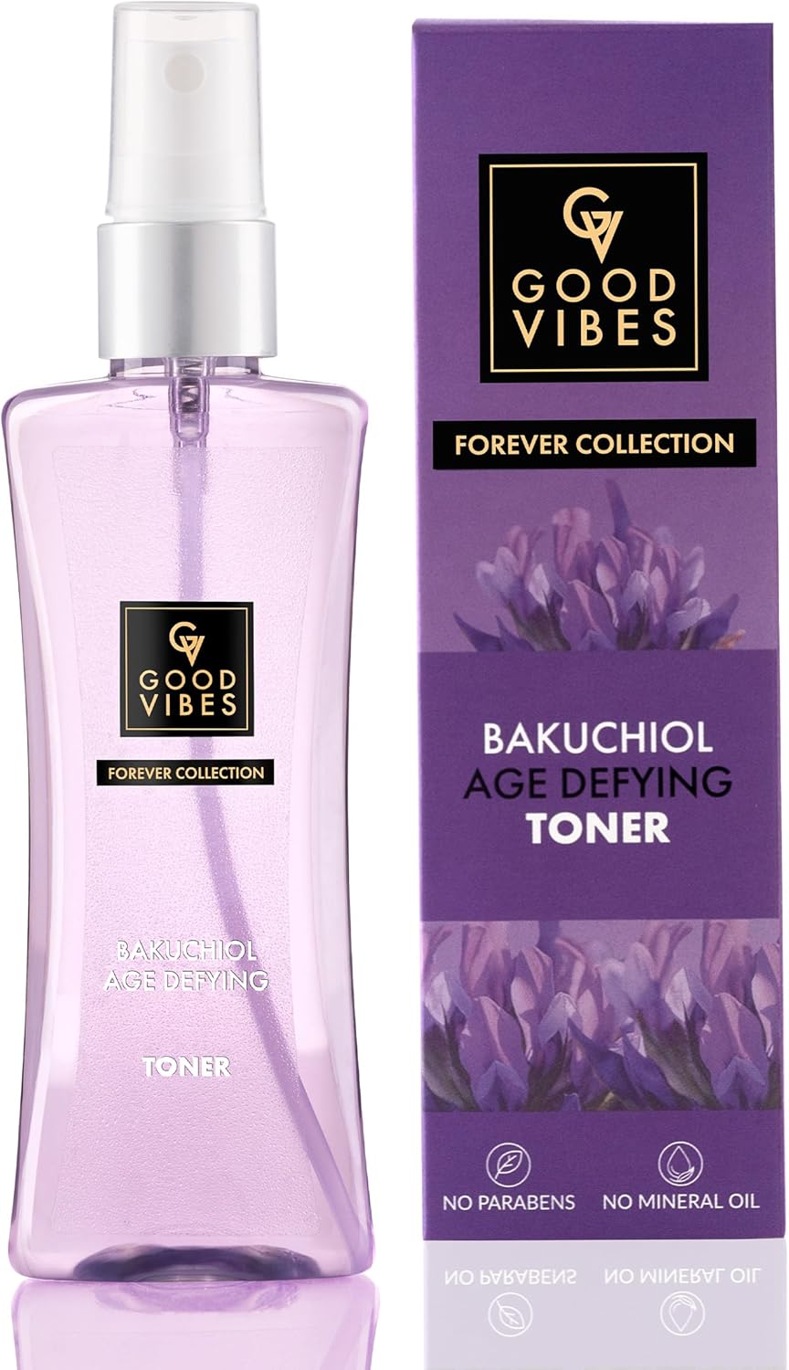 Good Vibes Bakuchiol Age Defying Face Toner, 100ml
