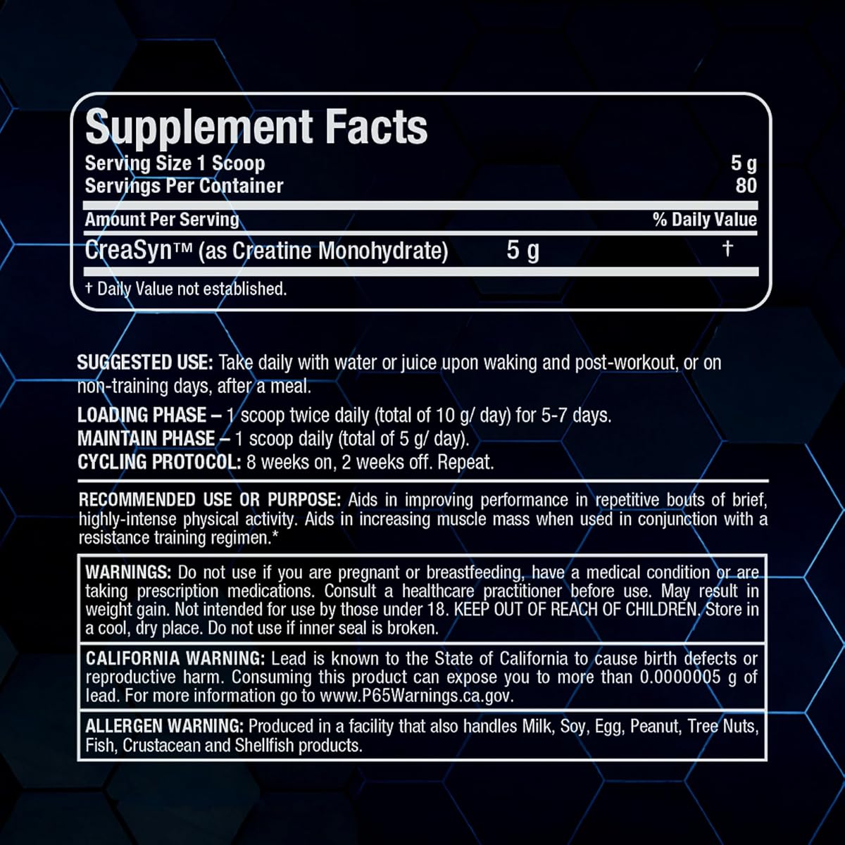 Allmax Creatine Monohydrate Powder - 400g Sports Nutrition Supplement - Image 2