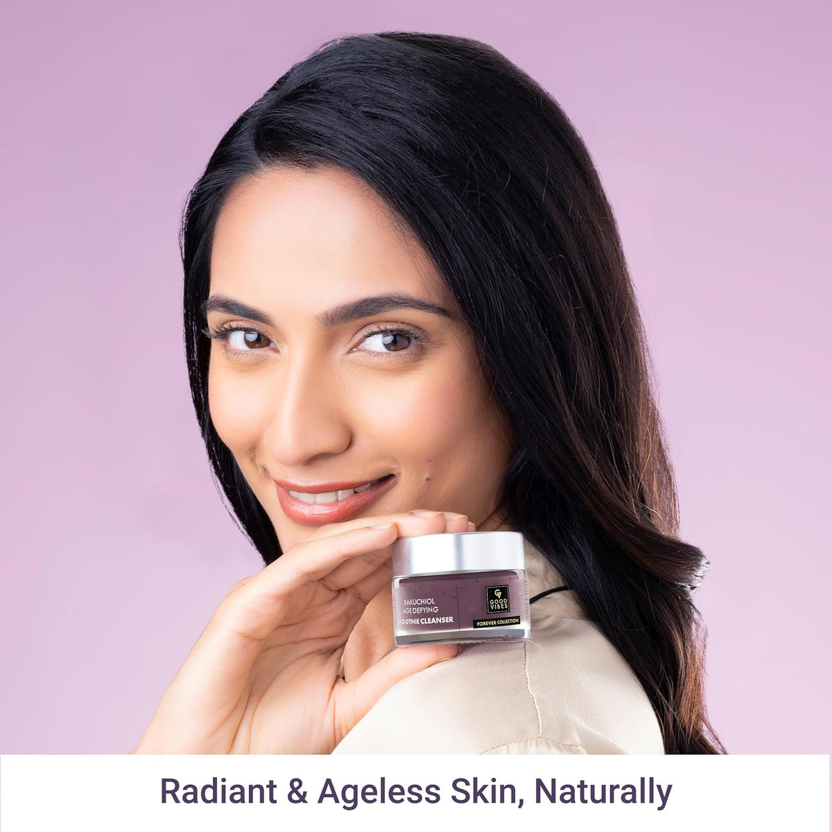 Good Vibes Bakuchiol Age Defying Smoothie Face Cleanser - 45g - Image 6