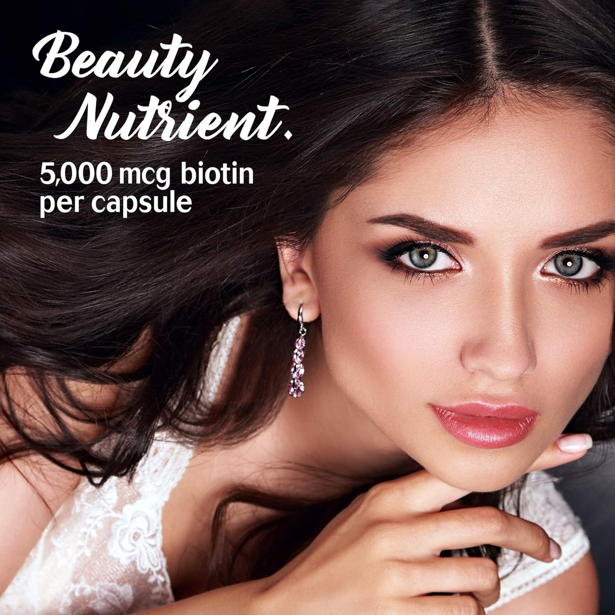 BlueBonnet Biotin 1000 mcg Capsules - Hair & Nail Support, 90 Count - Image 8