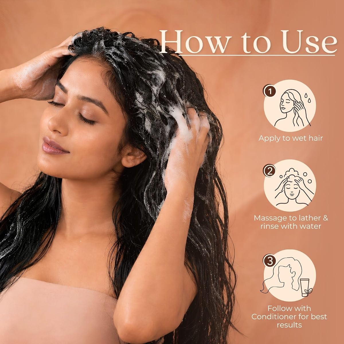 Just Herbs Amla & Neem Anti-Hairfall Shampoo - Sulphate Free, 200ml - Image 8