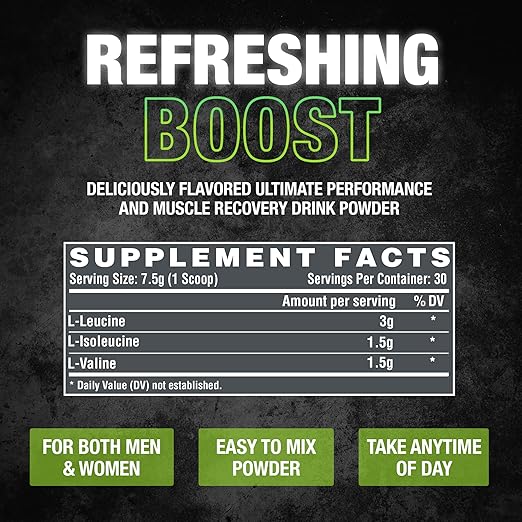 Nutrex BCAA 6000 Green Apple - Sports Nutrition Powder, 231g, 30 Servings - Image 2