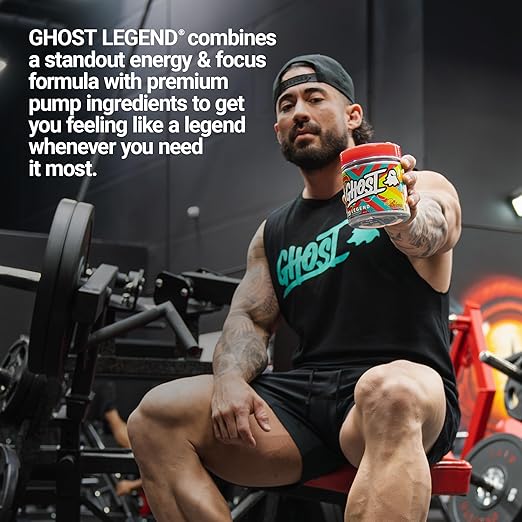 Ghost Legend V3 Lemon Crush Pre-Workout Powder, 30 Servings, 435g - Image 6