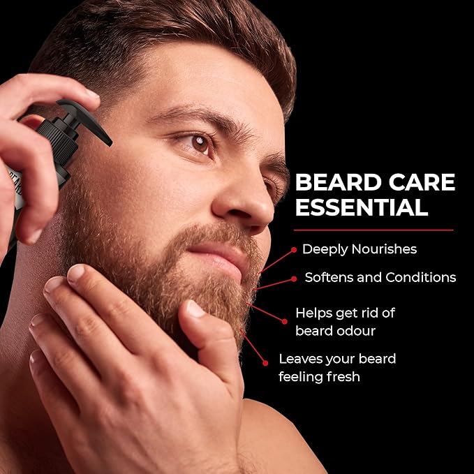 Beardo Godfather Beard Oil & Wash Set - 30ml Oil, 100ml Wash - Image 5