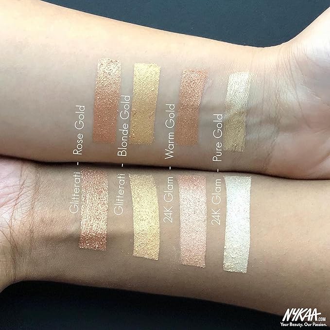 Nykaa Glow Getter Highlighting & Illuminating Duo 24K Glam, 01 - Image 5