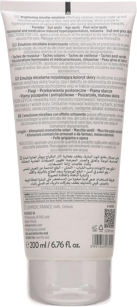 Dermedic Micellar Emulsion for Face Cleansing - 200 ml - Image 2