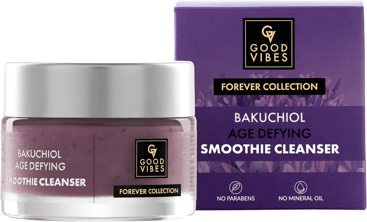 Good Vibes Bakuchiol Age Defying Smoothie Face Cleanser - 45g