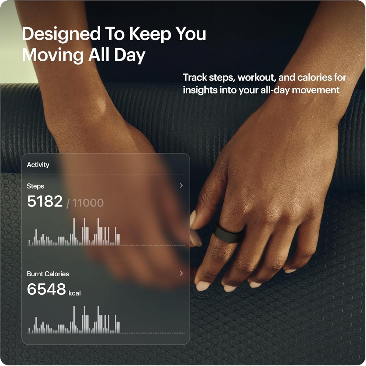 Ultrahuman Ring AIR Smart Ring - Track Sleep, HRV, Stress, Size 5 - Image 6