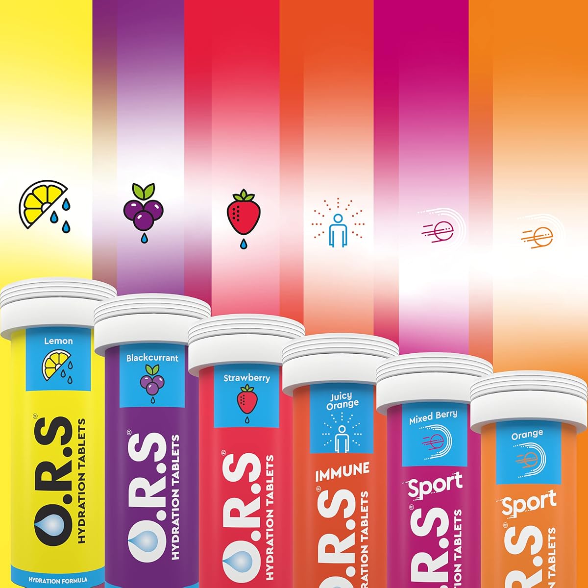 ORS Hydration Electrolyte Tablets - Vegan, Low-Calorie, Blackcurrant - 24 Pack - Image 7