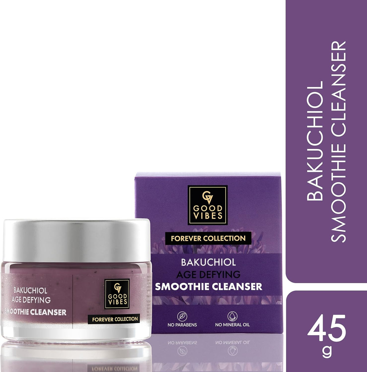 Good Vibes Bakuchiol Age Defying Smoothie Face Cleanser - 45g - Image 8