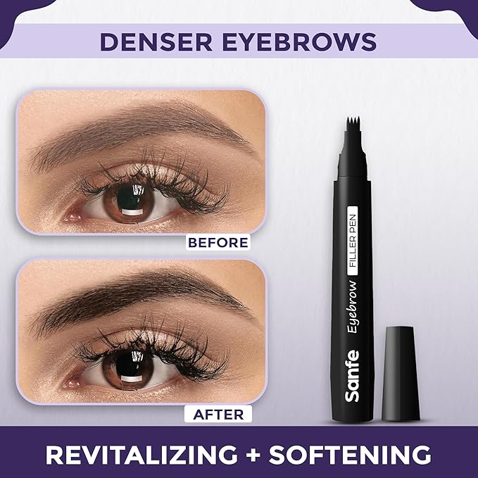 Sanfe Eyebrow Filler Pen - Black, Pack Of 1 - Image 4