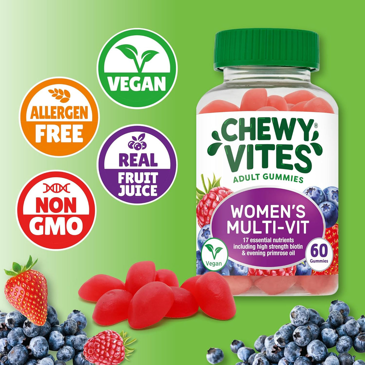 Chewy Vites Women's Multivitamin Gummies - 60 Count - Image 6