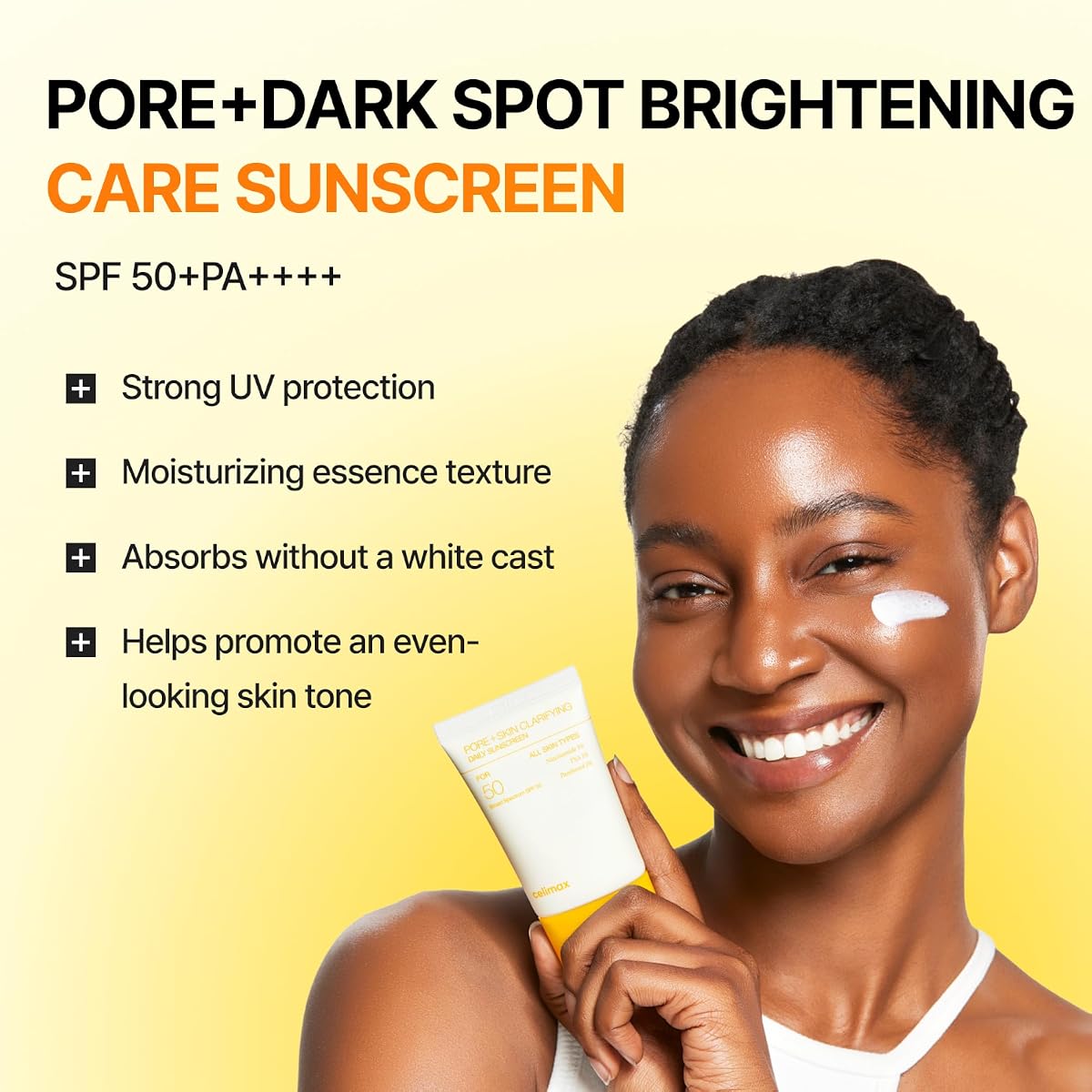 CELIMAX Pore & Dark Spot Brightening Care Sunscreen SPF50+ PA++++ - 50ml - Image 2
